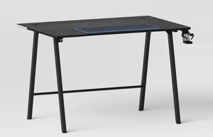 lot 68 image: Gaming Desk with LED Lights and Headphone Holder - Room Essentials
