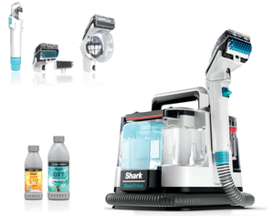 lot 86 image: Shark StainStriker Portable Carpet, Upholstery & Area Rug Cleaner with Pet Mess Tool, Stain & Odor Remover