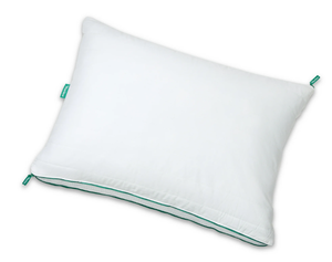 lot 112 image: LOT OF 2 King Size Marlow Adjustable Memory Foam Bed Pillow by Brooklinen - Neck and Back Support For Side