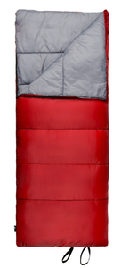 lot 118 image: LOT OF 2 Ozark Trail 50-Degree Warm Weather Red Sleeping Bag
