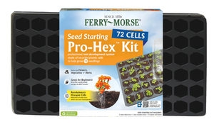 lot 157 image: 7PCS Ferry Morse Pro-Hex Seed Starting Tray 72 Cells - Reusable Plastic