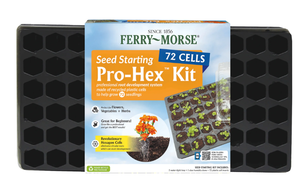 lot 158 image: 7PCS Ferry Morse Pro-Hex Seed Starting Tray 72 Cells - Reusable Plastic