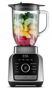 lot 268 image: Gourmia Digital Blender with 8 Total Blend Programs, 4 Speeds & Round-Plated Tamper Gray 1500W