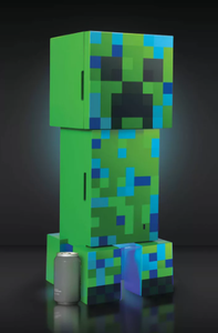 lot 304 image: Minecraft Charged Creeper Figural Mini Fridge