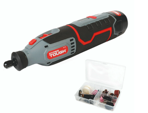 lot 312 image: Hyper Tough 12V Max Cordless Rotary Tool with 40 PCS Accessory Kit