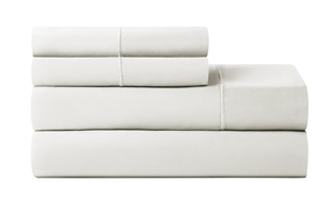 lot 317 image: 4PCS Queen Size Hotel Style 600 Thread Count White Egyptian Cotton Adult Bed Sheet Se
