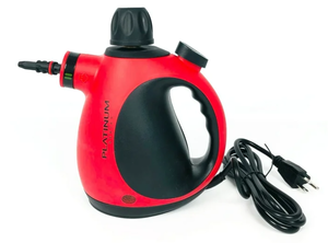 lot 328 image: Platinum Series Deep Cleaning Pressurized Handheld Steamer Tool, 1200 Watts