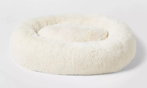 lot 382 image: Donut Bolster Dog Bed - Boots & Barkley