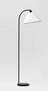 lot 385 image: Room Essentials Downbridge Pleated Floor Lamp