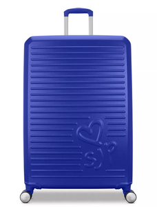lot 388 image: Sarah Jessica Parker 22 Inch Signature Hardside Expandable Large Checked Spinner Suitcase