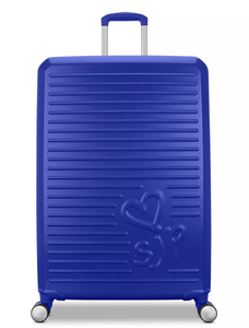 lot 397 image: Sarah Jessica Parker 22 Inch Signature Hardside Expandable Large Checked Spinner Suitcase