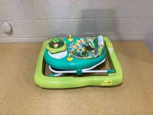 lot 415 image: Bright Starts Wanderlights 2-in-1 Baby Walker for Infants, Blue, Green