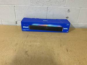 lot 325 image: Blast Onn. 2.0 LED Soundbar Speaker