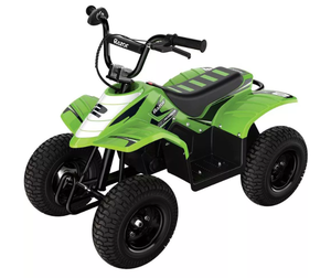 lot 48 image: Razor 24V Dirt Quad SX McGrath Powered Ride-On - Green Steel Frame, 8 MPH, 120 lb Capacity