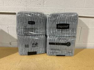 lot 389 image: 68PCS XL Size Depend Fresh Protection Adult Incontinence Disposable Underwear for Men - Maximum Absorbency