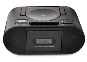 lot 442 image: onn. Portable CDCassette Boombox with Bluetooth Wireless Technology, Black