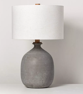 lot 498 image: Resin Table Lamp White(Includes LED Light Bulb) - Hearth & Hand with Magnolia