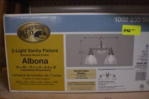lot 29 image: Vanity Fixture