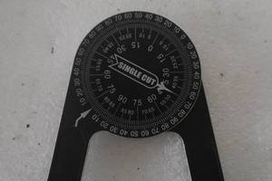 lot 60 image: WEN ME175P 7.25-Inch Aluminum Alloy Miter Saw Protractor with Laser-Engraved Scales