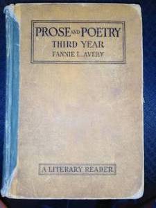 lot 870 image: Vintage and Antique Book  Prose and Poetry Third Year.