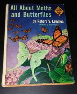 lot 837 image: Vintage and Antique Book   All About Moths and Butterflies (1956)