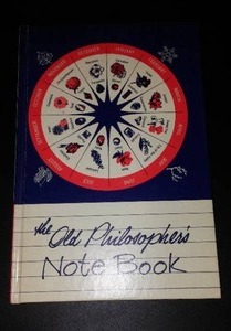 lot 865 image: Vintage and Antique Book   the Old Philosophs Notebook ( 1965)
