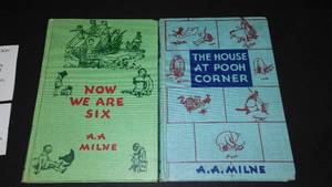 lot 930 image: Vintage and Antique Book   Now we are Six and Pooh Corner (1950)