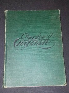 lot 969 image: Vintage and Antique Book   Plain English (1892)