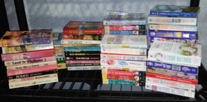 lot 988 image: Paperback Romance, various authors.