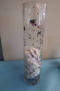 lot 24 image: 12 CYLINDER VASES