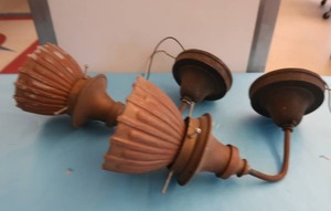 lot 34 image: 2 WALL SCONCES