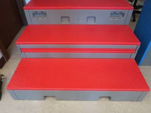 lot 54 image: FLIP FORM RISERS