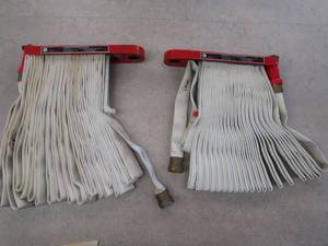 lot 73 image: 2 FIRE HOSES