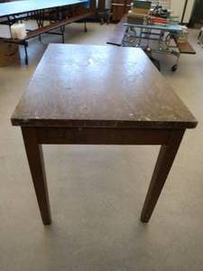 lot 75 image: SOLID WOOD TABLE