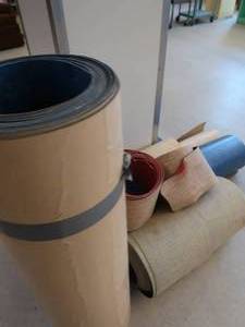 lot 86 image: VINYL FLOOR ROLLS
