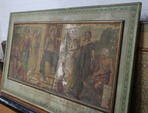 lot 4 image: FRAMED FREDRICK DIELMAN PRINT