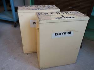 lot 102 image: METAL BALLOT BOXES