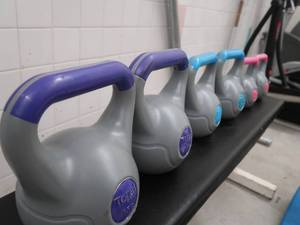 lot 8I image: TONE FITNESS KETTLEBELL SET
