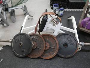 lot 144 image: CYBEX WEIGHT BENCH