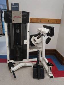 lot 8B image: LIFE FITNESS ABDOMINAL MACHINE