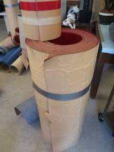 lot 186 image: PEEL AND STICK VINYL ROLL