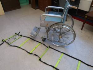 lot 188 image: SAFETY EQUIPMENT & WHEELCHAIR