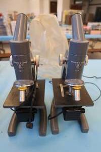 lot 217 image: 2 BAUSCH AND LOMB MICROSCOPES