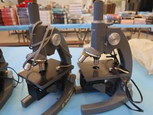lot 218 image: 2 BAUSCH AND LOMB MICROSCOPES