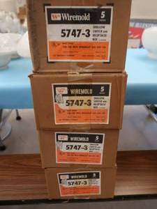 lot 275 image: 4 CASES OF SHALLOW SWITCH AND RECIPROCAL BOX 3-GANG