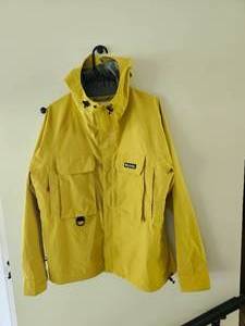 lot 23 image: Mens Columbia Lime Hooded Windbreaker Jacket, sz L