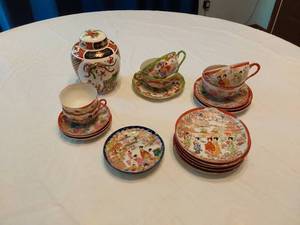 lot 138 image: Vintage Asian Porcelain Tea Set