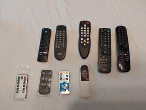 lot 168 image: Lot of Remote Controls Including Fire TV and LG Models, Various Other Brands and Types