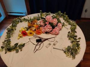 lot 180 image: Faux Floral Arrangements