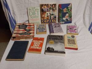 lot 202 image: Books Including Better Homes and Gardens New Cook Book, The 35-Plus Diet for Women, and How to Stop Worrying and Start Living by Dale Carnegie